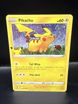 Pokemon TCG Pikachu SWSH039 Holo General Mills Promo 25th Anniversary NM - Image 1