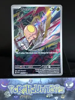 Pokemon Card Toedscool 201/198 Scarlet & Violet Illustration Rare Near Mint - Image 1