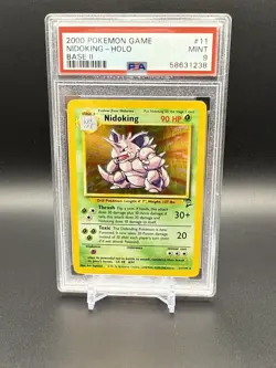 Nidoking-Holo #11 2000 Pokemon Game Base Ii PSA 9 Base Ii - Image 1