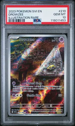 Drowzee #210 2023 Pokemon Svi En-Scarlet & Violet PSA 10 Illustration Rare - Image 1