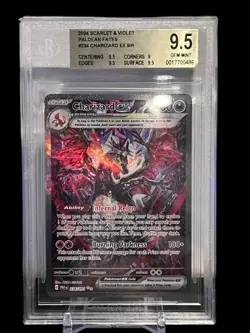 Charizard ex #234 2024 Pokemon Scarlet and Violet Paldean Fates BGS 9.5 - Image 1