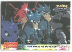 1998 Pokemon The First Movie #37 The Tears of Pokemon Blue Label - Image 1