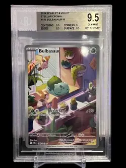 Bulbasaur #143 2024 Pokemon Scarlet and Violet Stellar Crown BGS 9.5 - Image 1