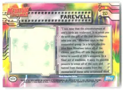 1998 Pokemon The First Movie #39 Farewell Blue Label - Image 2