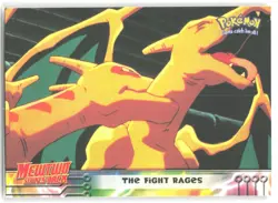 1998 Pokemon The First Movie #35 The Fight Rages Blue Label - Image 1