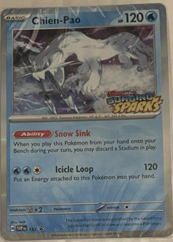 Pokemon Surging Sparks Chien-Pao Pre Release Deck New And Sealed. - Image 1
