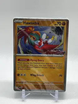 SEALED Pokemon TCG Scarlet and Violet Hawlucha 007 Build & Battle Promo deck - Image 1
