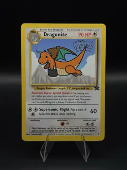 Pokemon Dragonite BLACK STAR 5 - WOTC PROMO - POKEMON THE FIRST MOVIE 1999 - LP - Image 1