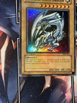 Yu-Gi-Oh! Blue-Eyes White Dragon SDK-001 1st Edition Ultra Rare 2002 NM/M - Image 4
