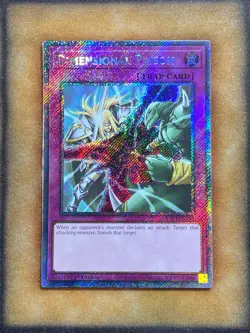 Yugioh Dimensional Prison RA04-EN132 Platinum Secret Rare 1st Ed NM - Image 1