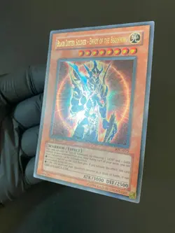 YU-GI-OH! BLACK LUSTER SOLDIER ULTRA RARE IOC-025 1ST EDITION ENGLISH EX/NM - Image 3