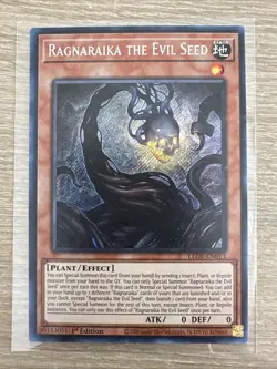 Ragnaraika the Evil Seed - LEDE-EN013 - Near Mint NM - Secret Rare - 1st Edition - Image 1