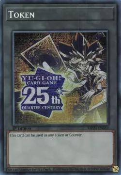 Yugioh MP24-EN051 - Yugi Quarter Century Token - Secret Rare - Image 1