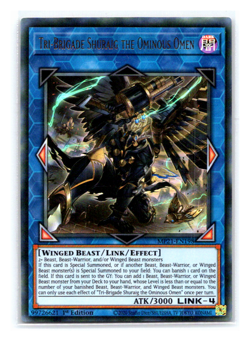 Tri-Brigade Shuraig the Ominous Omen - MP21-EN198 Ultra Rare 1st Ed Yugioh EURO - Image 1