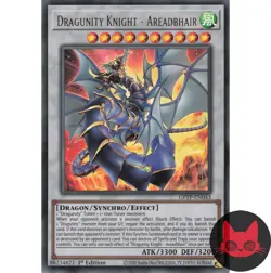 Yugioh Dragunity Knight - Areadbhair GFTP-EN043 Ultra Rare 1st Edition NM - Image 1