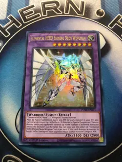ELEMENTAL HERO SHINING NEOS WINGMAN * 1ST EDITION ULTRA RARE POTE-EN041 YUGIOH! - Image 1
