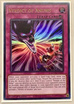 Verdict of Anubis 1st Edition Ultra Rare MZTM-EN009 Yu-Gi-Oh! - Image 1