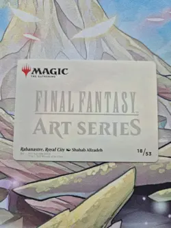 MTG Final Fantasy - Rabanastre, Royal City Art Series Gold-Stamp Card 18/53 NM - Image 2