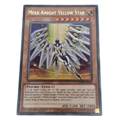 Yu-Gi-Oh! Maze of Memories Mekk-Knight Yellow Star MAZE-EN044 Light Card 1st (3) - Image 1
