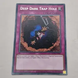 Yu-Gi-Oh! Maze of Memories Deep Dark Trap Hole MAZE-EN067 Trap Card 1st (2) - Image 2