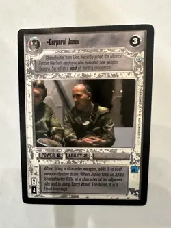 Star Wars CCG SWCCG Corporal Janse Endor NM Rare Card BB - Image 1