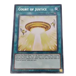 Yu-Gi-Oh! Maze of Memories Court Of Justice MAZE-EN058 Spell Card 1st Edition -4 - Image 1