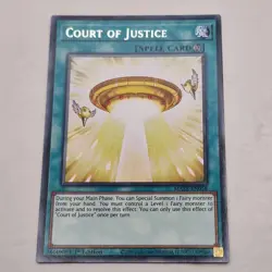 Yu-Gi-Oh! Maze of Memories Court Of Justice MAZE-EN058 Spell Card 1st Edition -4 - Image 2