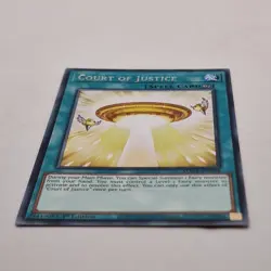 Yu-Gi-Oh! Maze of Memories Court Of Justice MAZE-EN058 Spell Card 1st Edition -4 - Image 3