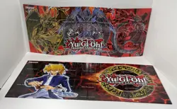 Vintage 1996 Yu-Gi-Oh Konami Folding Playmat for Card Game VERY GOOD - Image 1