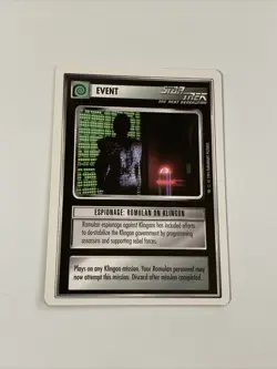 Star Trek CCG Event Espionage: Romulan On Klingon Common Card - Image 1
