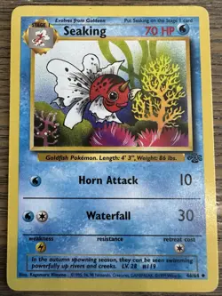 Pokemon Seaking 46/64 Jungle Regular Card - Image 1