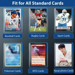 200 Card Sleeves Top Loaders for 100 + 100 Soft Sleeves, Clear - Image 5