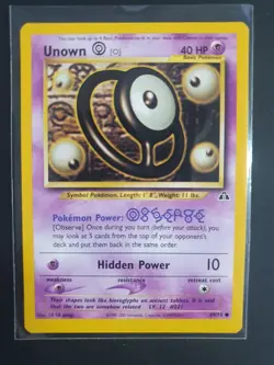 Unown [O] 69/75 - Neo Discovery Set - Pokemon Card - Excellent Condition - Image 1