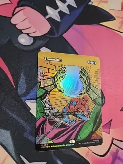 MTG Traumatize 0015 Foil (Borderless) M Marvel Universe Eternal-Legal NM MAR - Image 3