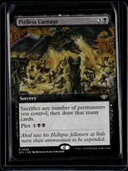 Pitiless Carnage - 326 - OTJ - NM - MTG Magic the Gathering - Image 1