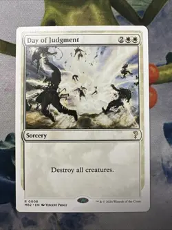 1x Day Of Judgement- Mystery Booster 2- White Border Mtg Magic The Gathering- NM - Image 1