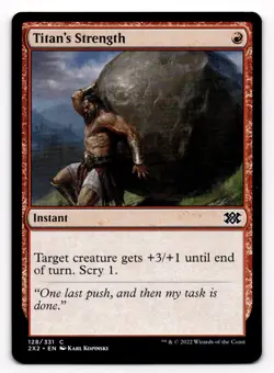 2022 MTG Titan's Strength Double Masters 2022 Common #128 - Image 1