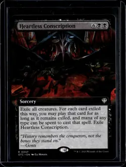 Heartless Conscription - 57 - OTC - NM - MTG Magic the Gathering - Image 1