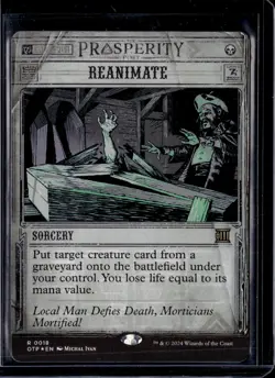Reanimate - 18 - Foil - OTP - NM - MTG Magic the Gathering - Image 1