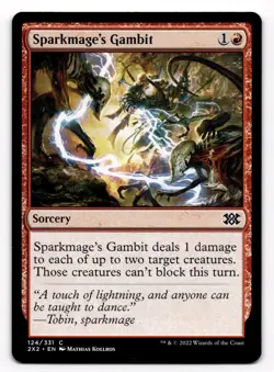 2022 MTG Sparkmage's Gambit Double Masters 2022 Common #124 - Image 1