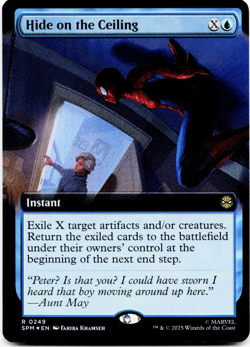 Hide on the Ceiling (Extended Art) - FOIL - [Marvel's Spider-Man] MTG NM/M 💧 - Image 3