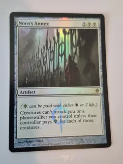 1x Norn's Annex FOIL NPH MTG New Phyrexia Rare white artifact NM x1 - Image 1