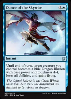 Dance of the Skywise - Light Play MTG Dragons of Tarkir - Image 1