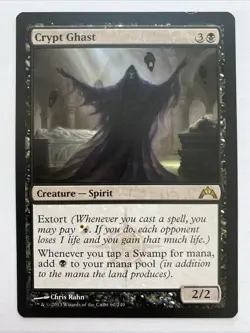 Crypt Ghast - Gatecrash - Light Play - MTG Magic The Gathering LP - Image 1