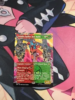 MTG Spider-Man BORDERLESS WEB-SLINGER R Scarlet Spider, Ben Reilly #0214 - Image 1