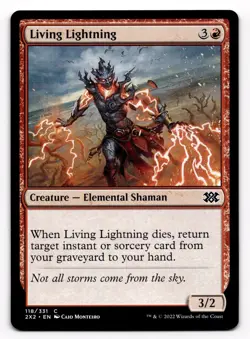 2022 MTG | Living Lightning | Double Masters 2022 Common #118 - Image 1
