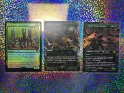 MTG Regular Borderless: 0435 Legolas, Master Archer; 0414 Pippin's Bravery - Image 1