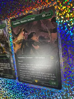 MTG Regular Borderless: 0435 Legolas, Master Archer; 0414 Pippin's Bravery - Image 4