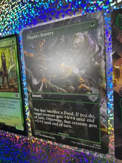 MTG Regular Borderless: 0435 Legolas, Master Archer; 0414 Pippin's Bravery - Image 5