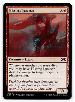 2022 MTG Hissing Iguanar Double Masters 2022 Common #113 - Image 1